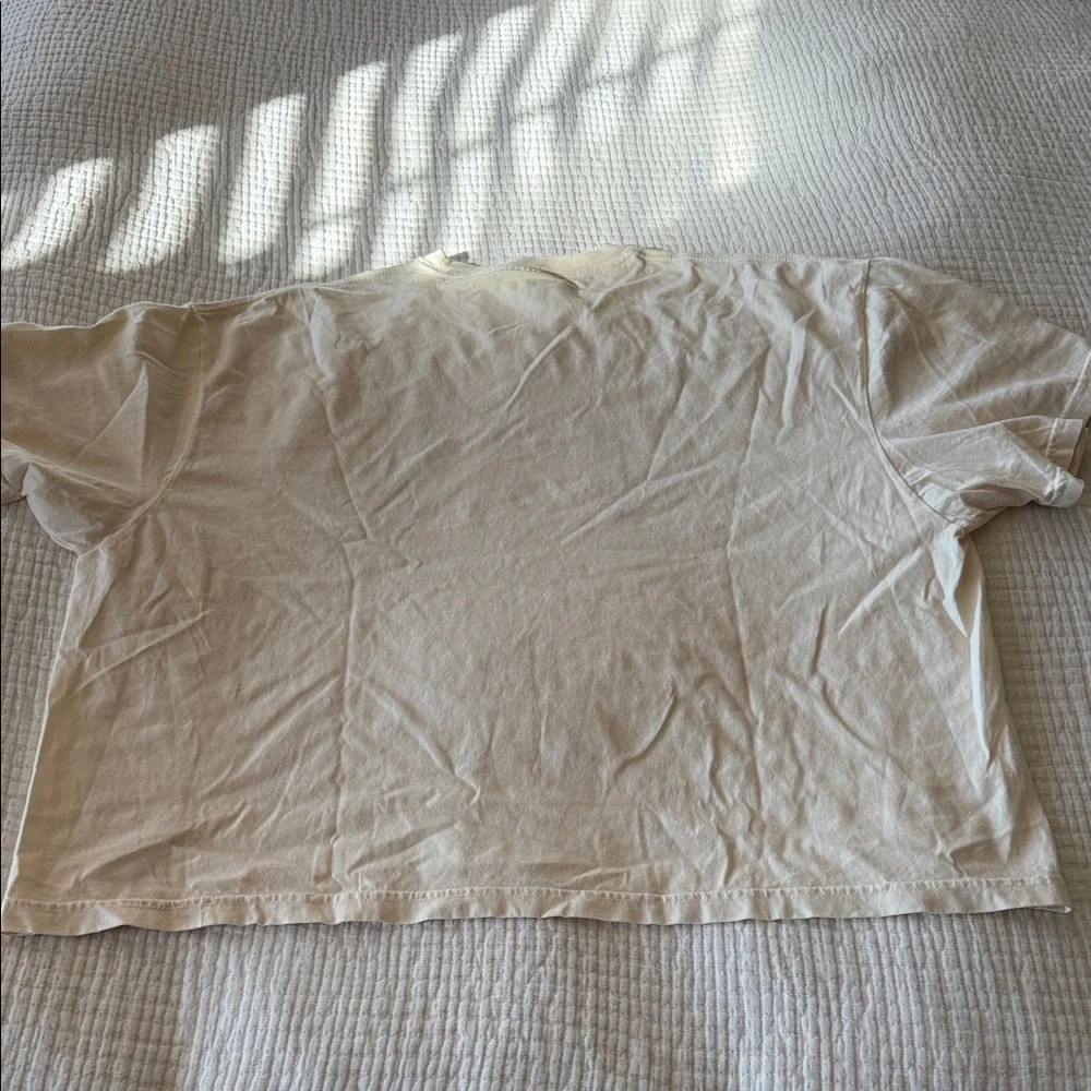 Dressed in Lala Women’s Cream Deer Print T-Shirt - Picture 3 of 4